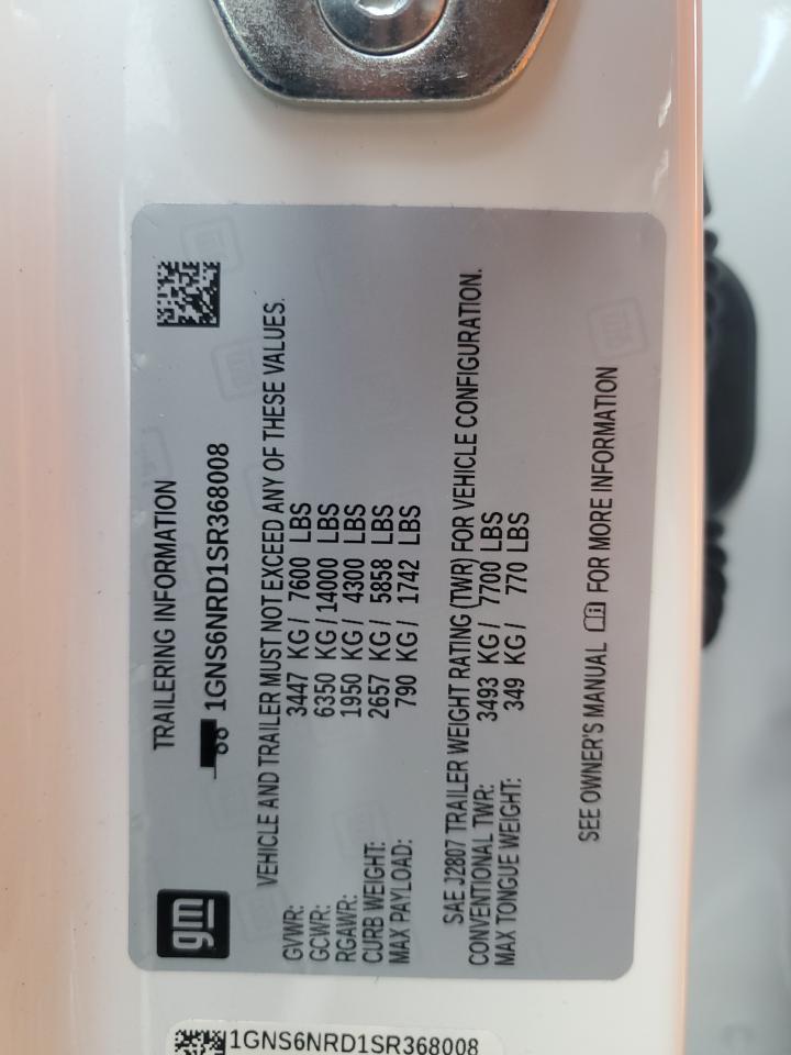 CHEVROLET TAHOE K1500 LT