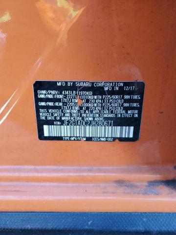 2018 SUBARU CROSSTREK JF2GTADC2JH280671