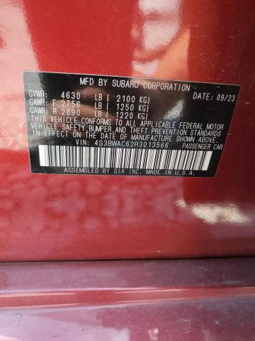 2024 SUBARU LEGACY PRE - 4S3BWAC62R3013566