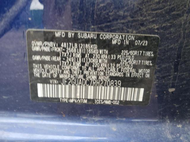 2024 SUBARU CROSSTREK #3292832574