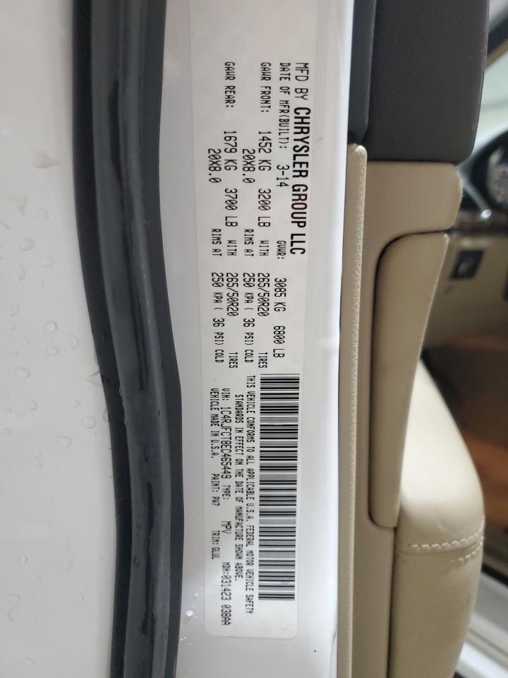 Lot #3301885448 2014 JEEP GRAND CHER