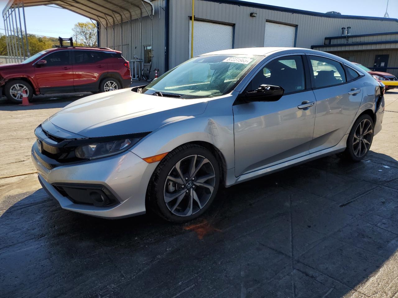 Lot #3291360155 2021 HONDA CIVIC SPOR
