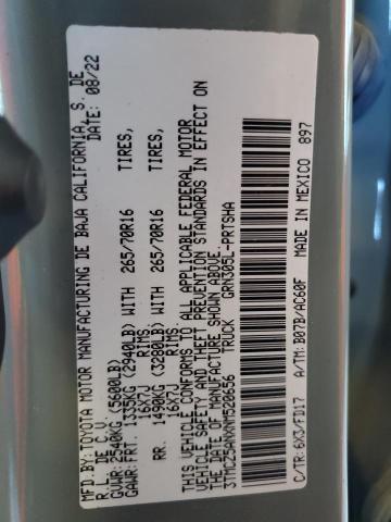 2022 TOYOTA TACOMA DOU #3304148500