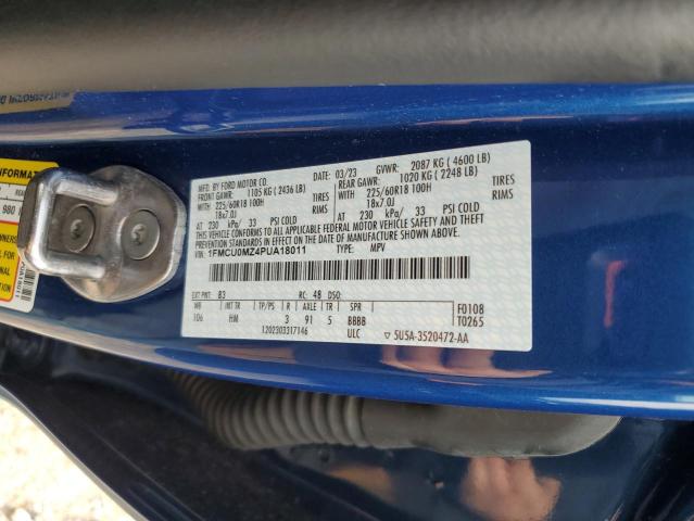 2023 FORD ESCAPE ST 1FMCU0MZ4PUA18011