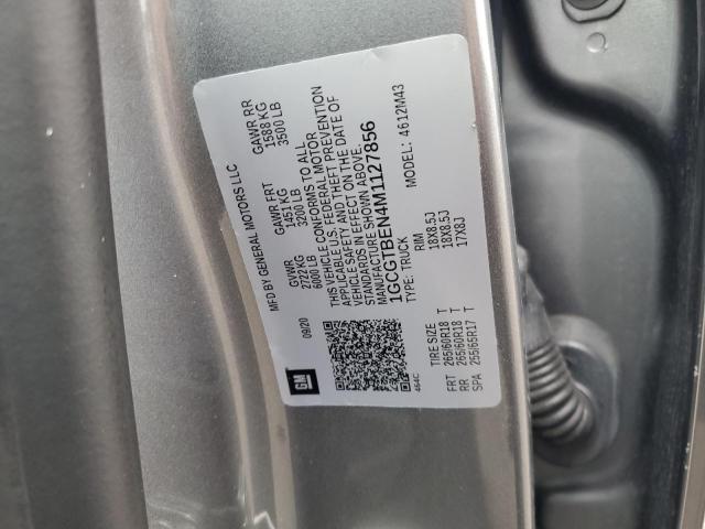 2021 CHEVROLET COLORADO 1GCGTBEN4M1127856