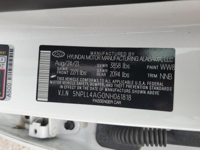 2022 HYUNDAI ELANTRA SE - 5NPLL4AG0NH061818