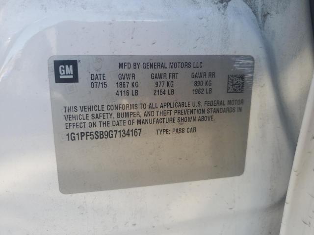 2016 CHEVROLET CRUZE LIMI - 1G1PF5SB9G7134167