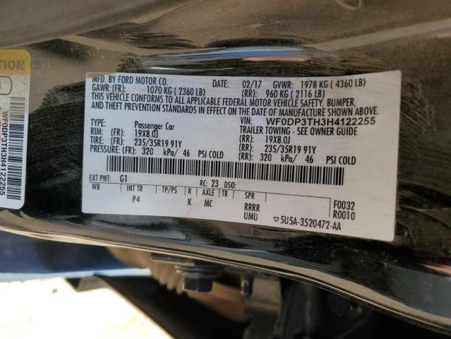 2017 FORD FOCUS RS - WF0DP3TH3H4122255