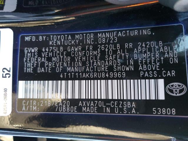 2024 TOYOTA CAMRY SE NIGHT SHADE #3302798983