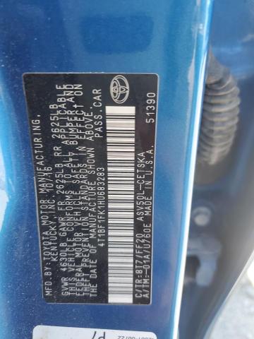 2017 TOYOTA CAMRY LE 4T1BF1FK1HU683283