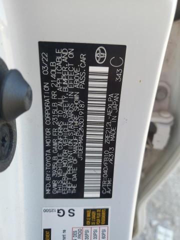 2022 TOYOTA COROLLA LE - JTDEPMAE2N3019187