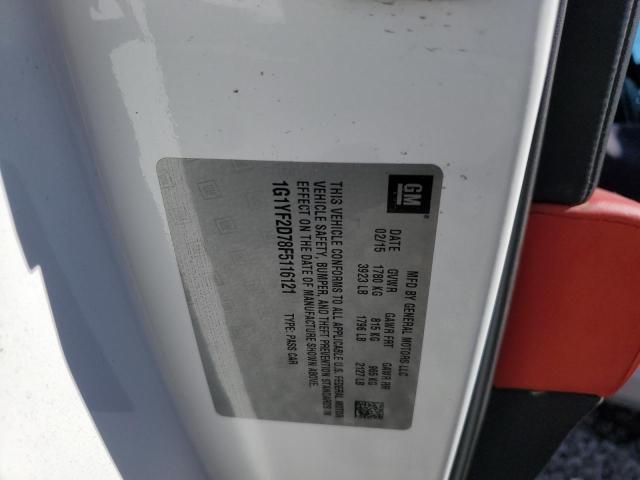 2015 CHEVROLET CORVETTE S - 1G1YF2D78F5116121