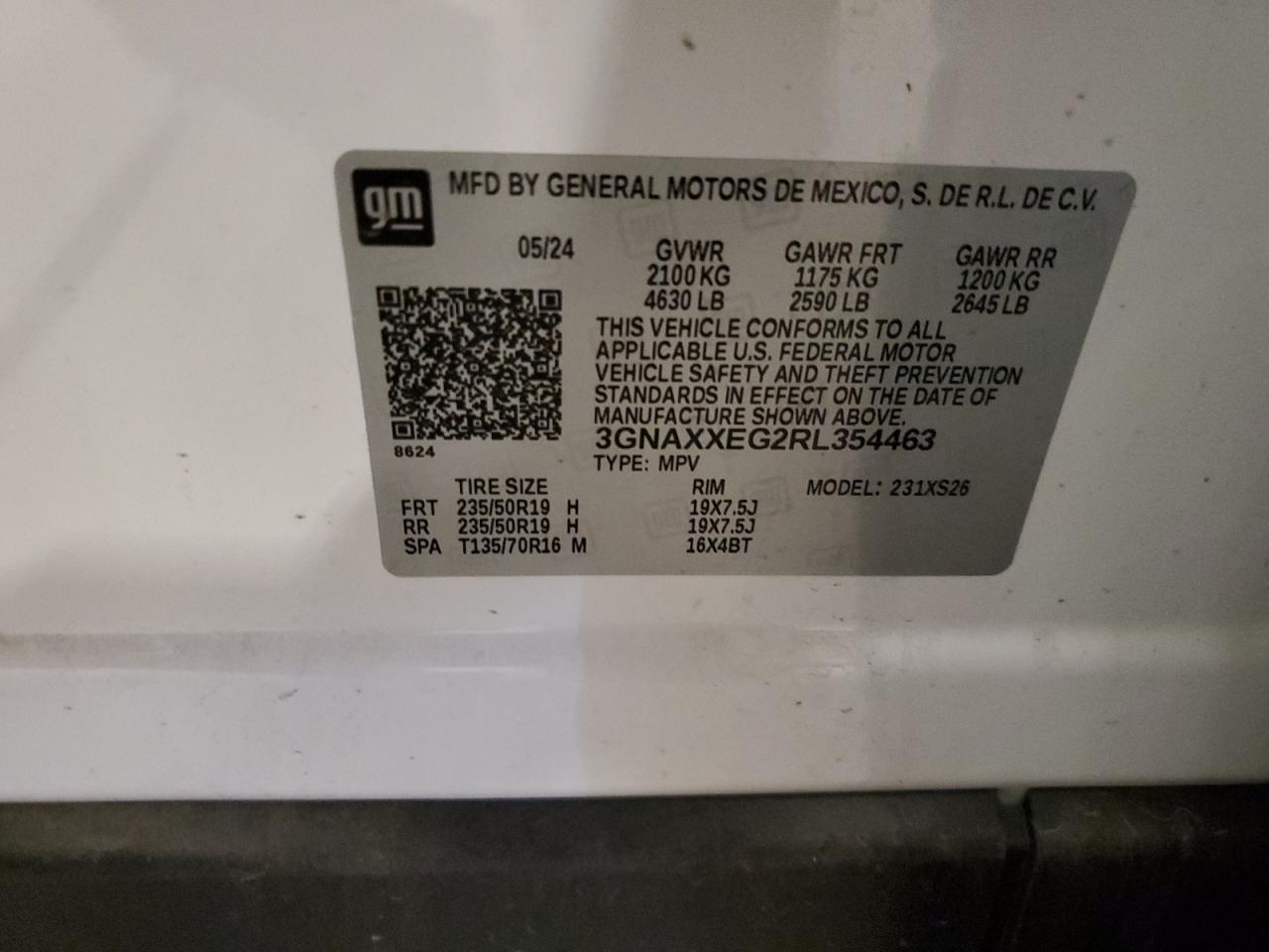 CHEVROLET EQUINOX PREMIER