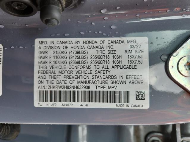 2022 HONDA CR-V EXL #3266951042