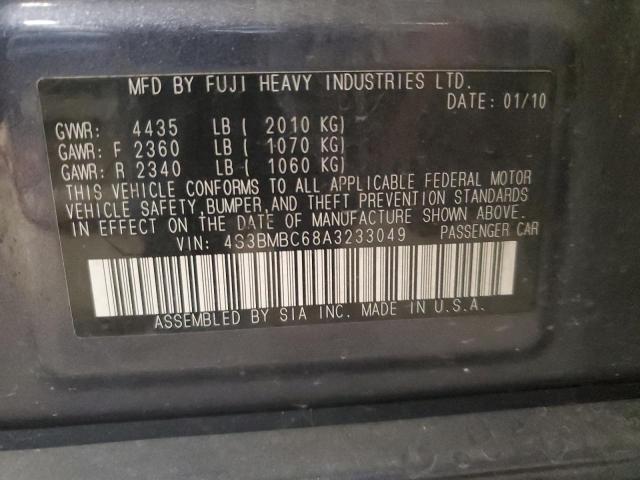2010 SUBARU LEGACY 2.5I PREMIUM - 4S3BMBC68A3233049