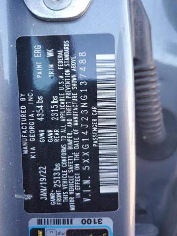 2022 KIA K5 LXS #3286888227