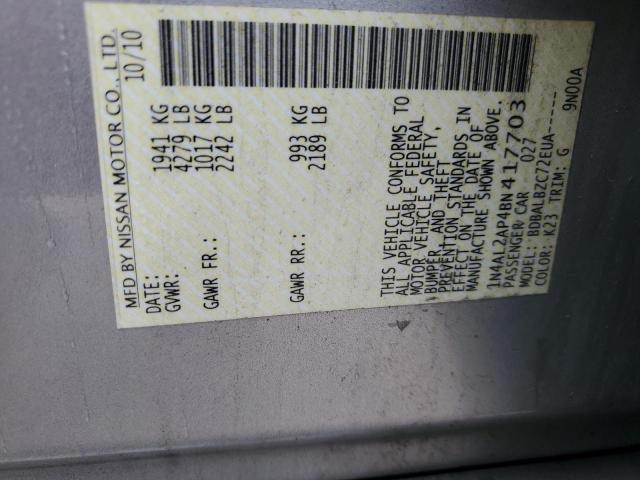 2011 NISSAN ALTIMA BAS - 1N4AL2AP4BN417703