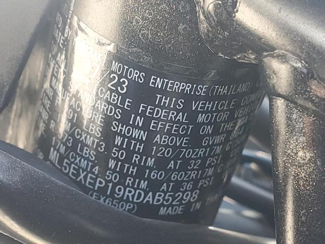 2024 KAWASAKI EX650 P - ML5EXEP19RDAB5298