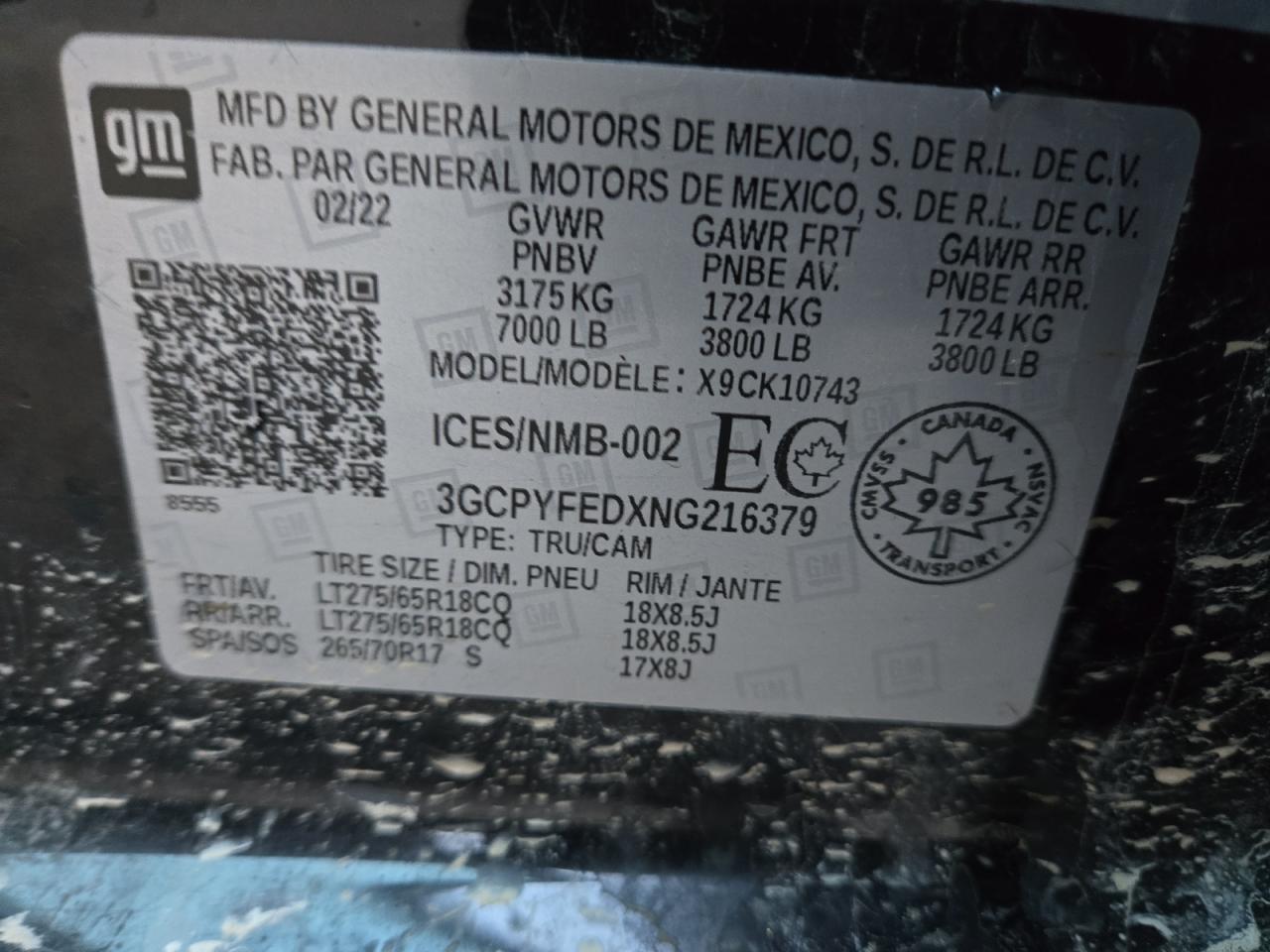 CHEVROLET SILVERADO K1500 LT TRAIL BOSS