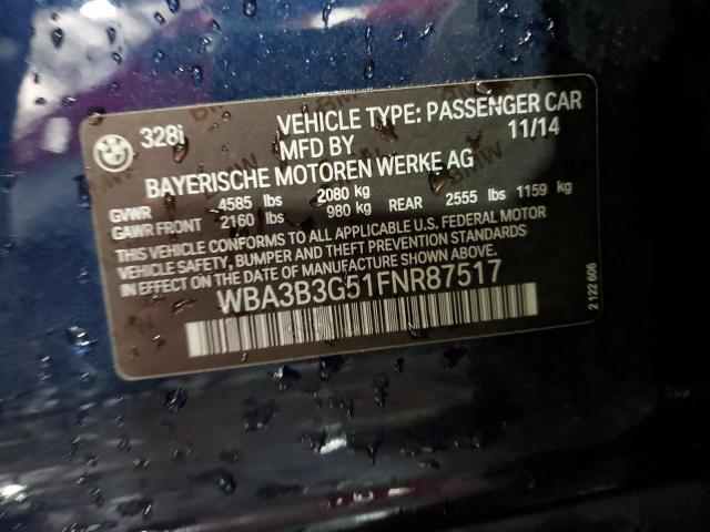 2015 BMW 328 XI WBA3B3G51FNR87517