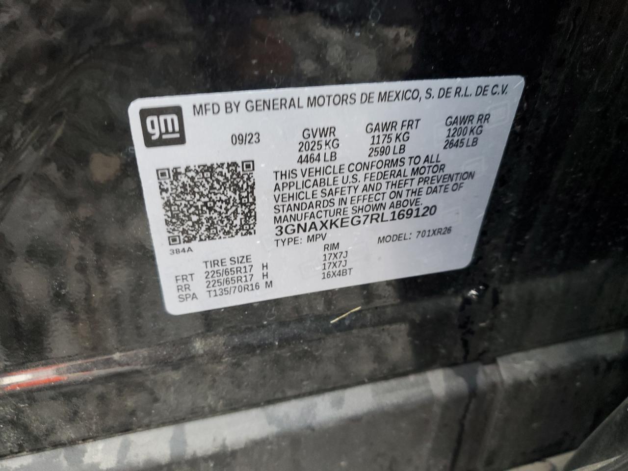 CHEVROLET EQUINOX LT