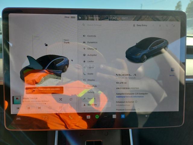 2018 TESLA MODEL 3 - 5YJ3E1EAXJF037100