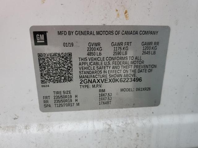 2019 CHEVROLET EQUINOX LT #3285012969