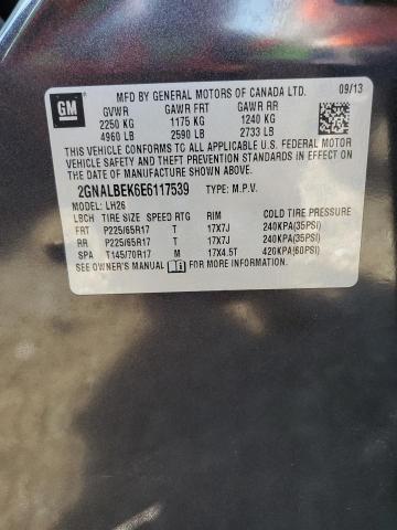 2014 CHEVROLET EQUINOX LT #3285044388