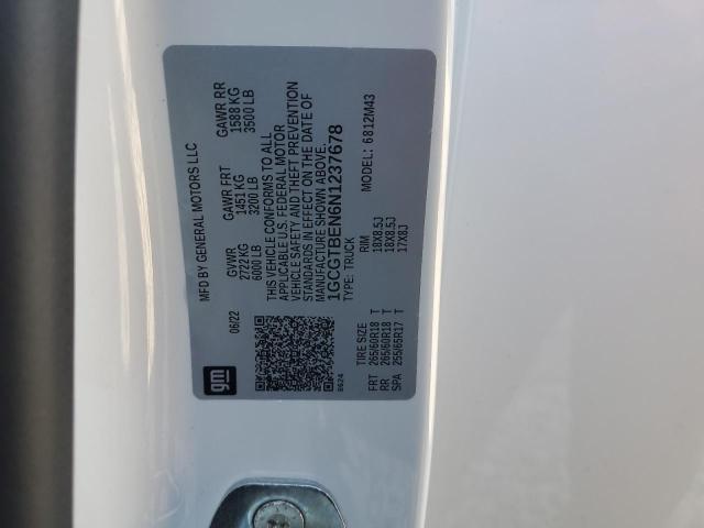 2022 CHEVROLET COLORADO - 1GCGTBEN6N1237678