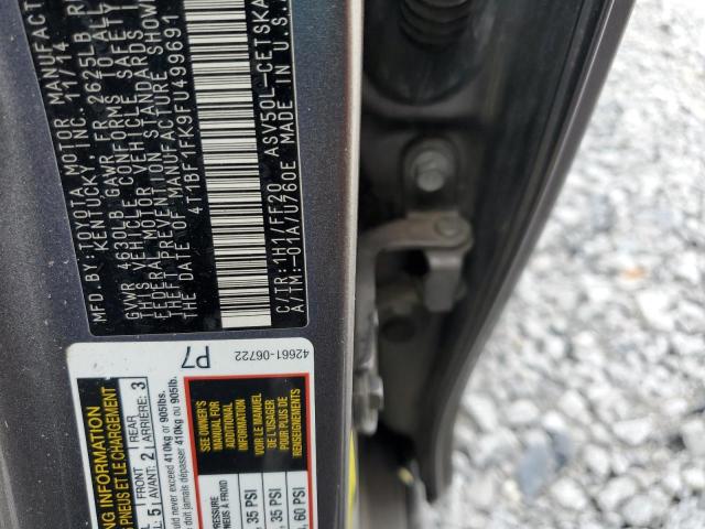 2015 TOYOTA CAMRY LE #3296483633