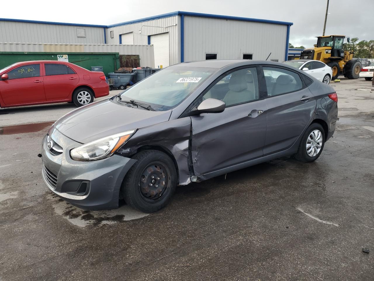 Lot #3302816917 2015 HYUNDAI ACCENT GLS