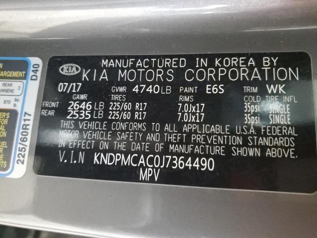 2018 KIA SPORTAGE L #3286730323