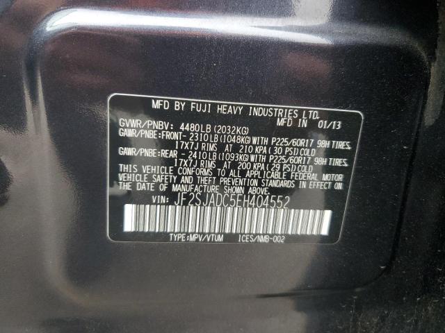 2014 SUBARU FORESTER - JF2SJADC5EH404552