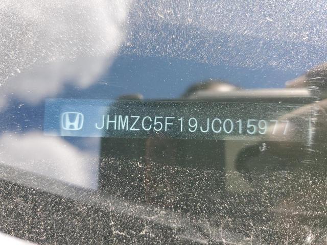 2018 HONDA CLARITY JHMZC5F19JC015977