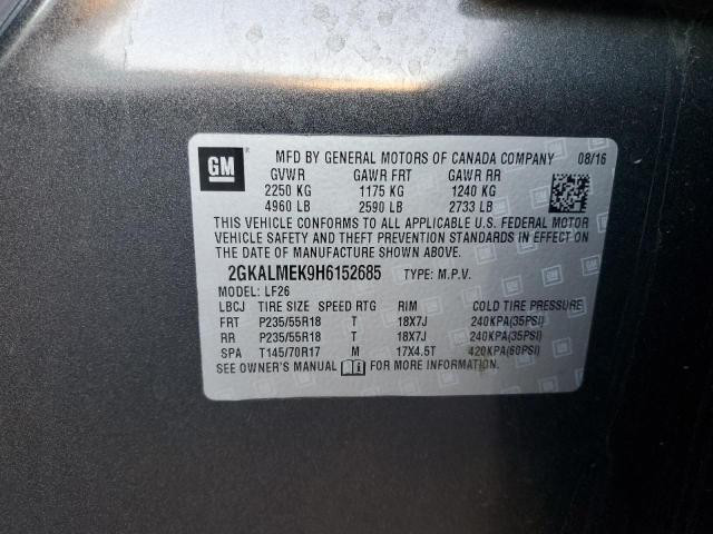 2017 GMC TERRAIN SL #3316790398