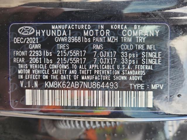 2022 HYUNDAI KONA SEL #3285648269