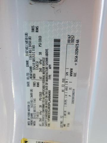 2023 FORD BRONCO RAP 1FMEE5JR5PLA89490