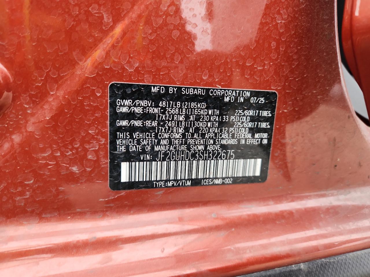 SUBARU CROSSTREK PREMIUM