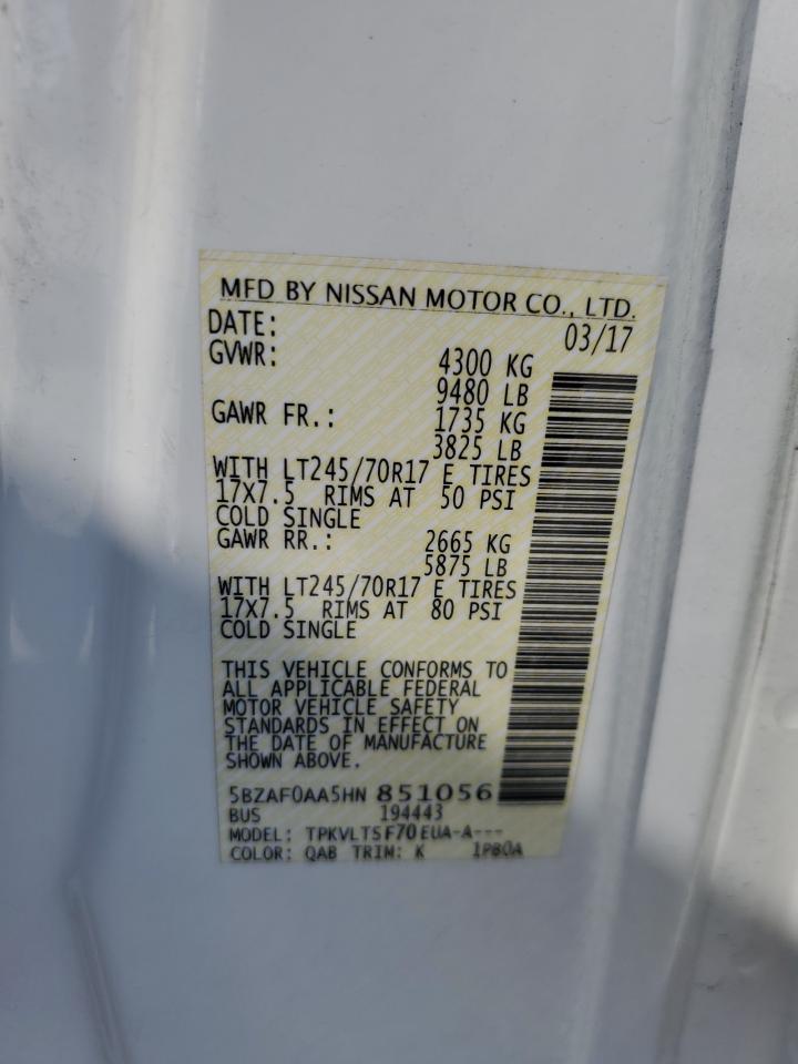 NISSAN NV3500 3500 S