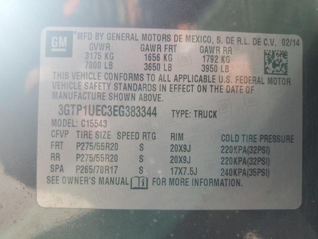 2014 GMC SIERRA C15 #3280307967