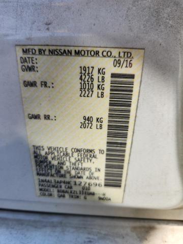 2017 NISSAN ALTIMA 2.5 #3301648644