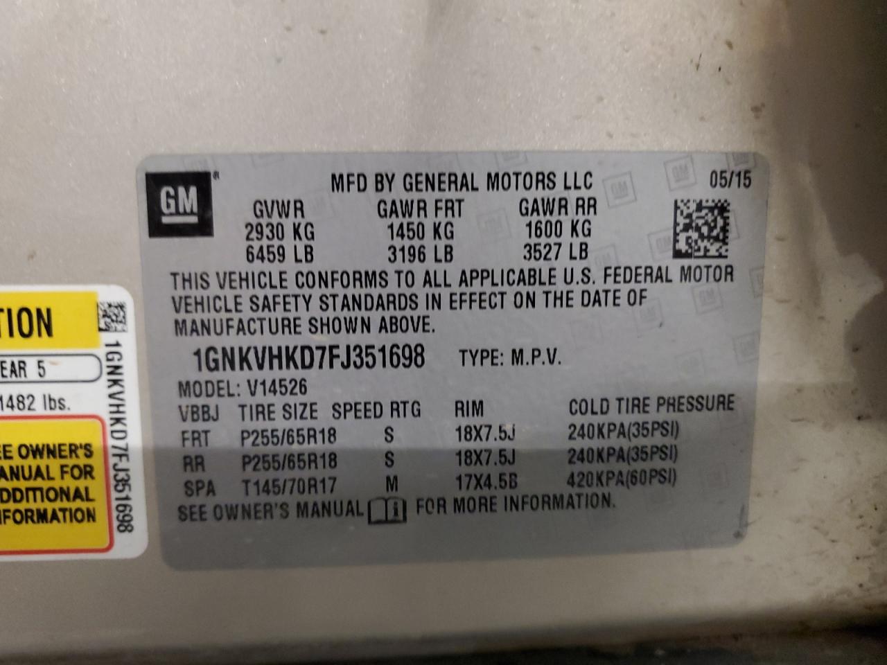 CHEVROLET TRAVERSE LT