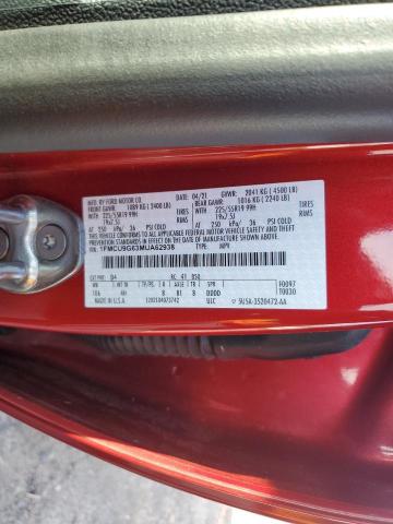 2021 FORD ESCAPE SE - 1FMCU9G63MUA62938