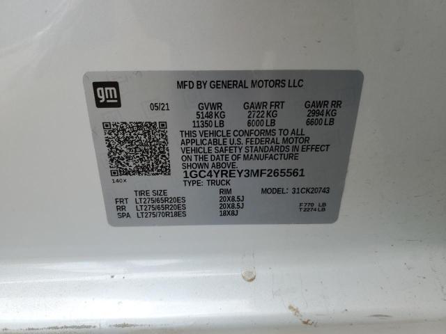 2021 CHEVROLET SILVERADO #3296641020