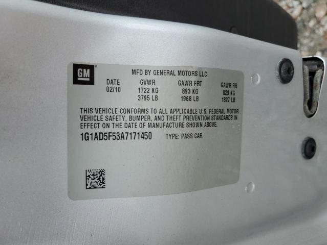 2010 CHEVROLET COBALT 1LT - 1G1AD5F53A7171450