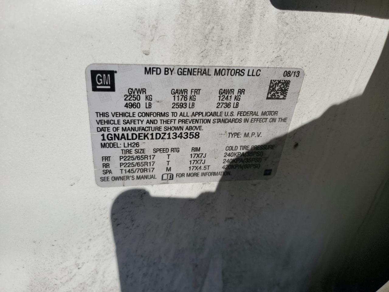 CHEVROLET EQUINOX LT