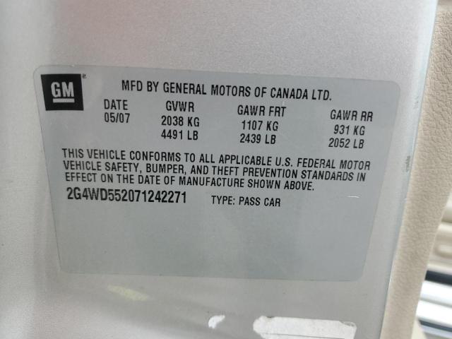 2007 BUICK LACROSSE C #3265028868