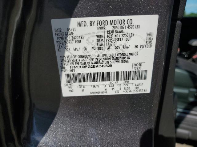 2011 FORD ESCAPE LIM - 1FMCU0EG2BKC49829