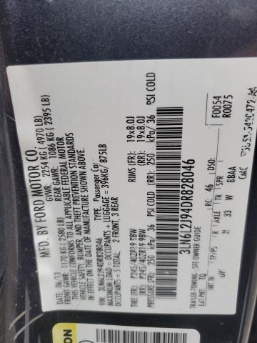 2013 LINCOLN MKZ - 3LN6L2J94DR828046