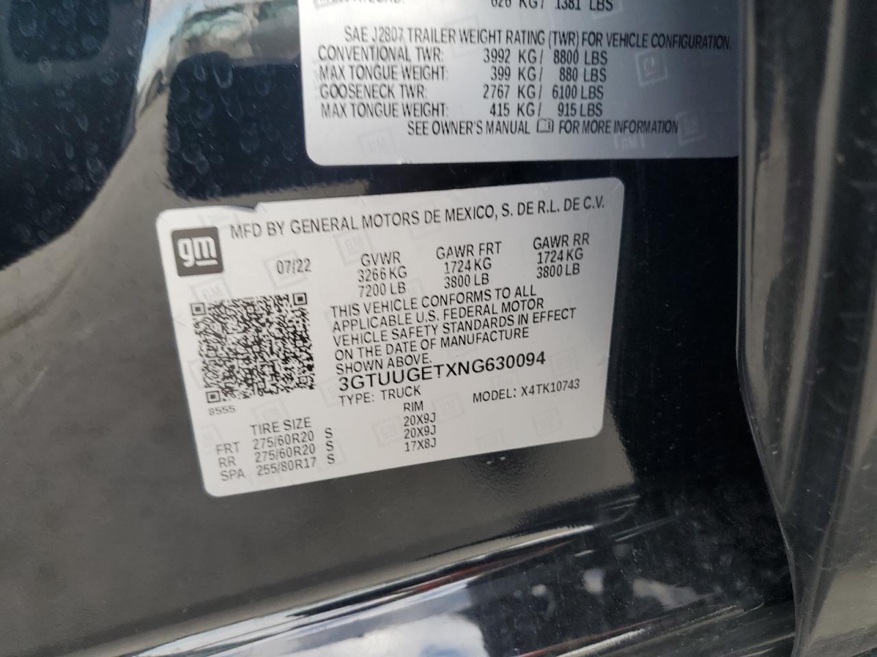 GMC SIERRA 1500 K1500 DENALI